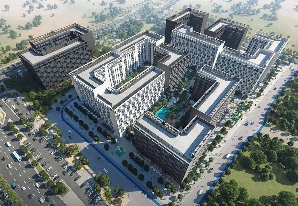 Al Mamsha, residences and surroundings