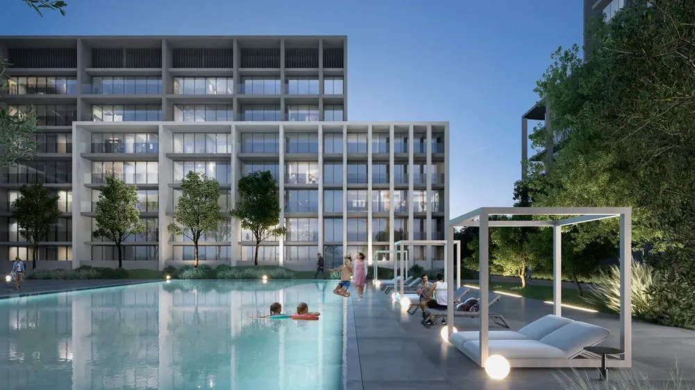 Nesba 2 at Aljada, residences and surroundings