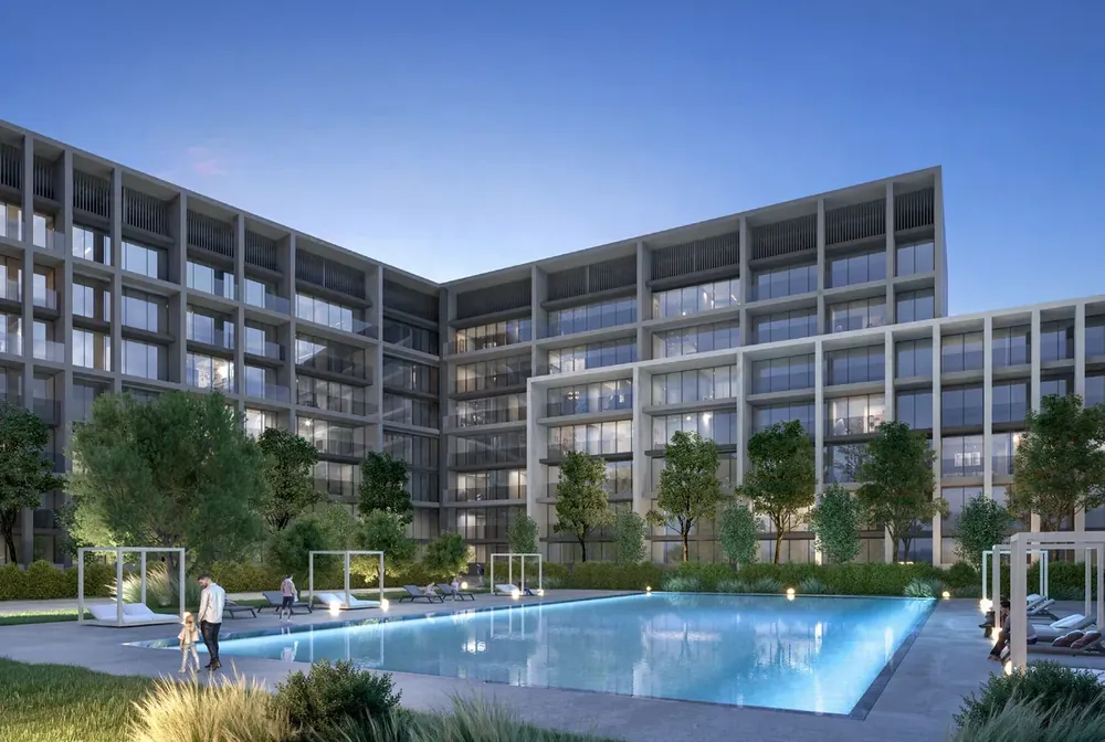 Safa Parkview at Aljada, residences and surroundings