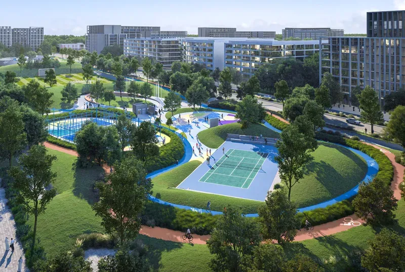 Safa Parkview at Aljada, amenities