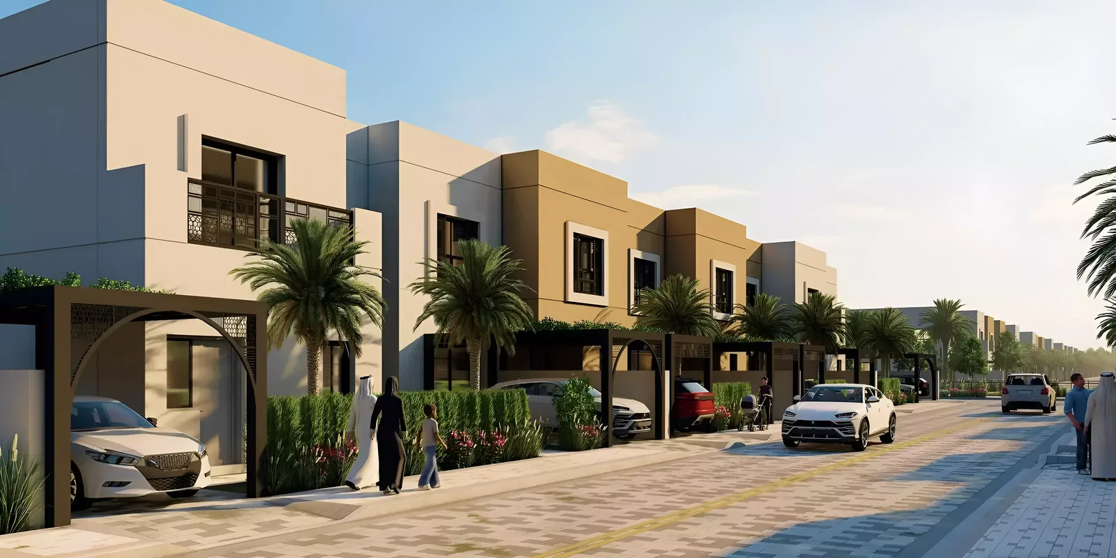 مدينة الشارقة المستدامة، منظر خارجي
